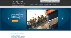 Desktop Screenshot of cuthbertlaw.com